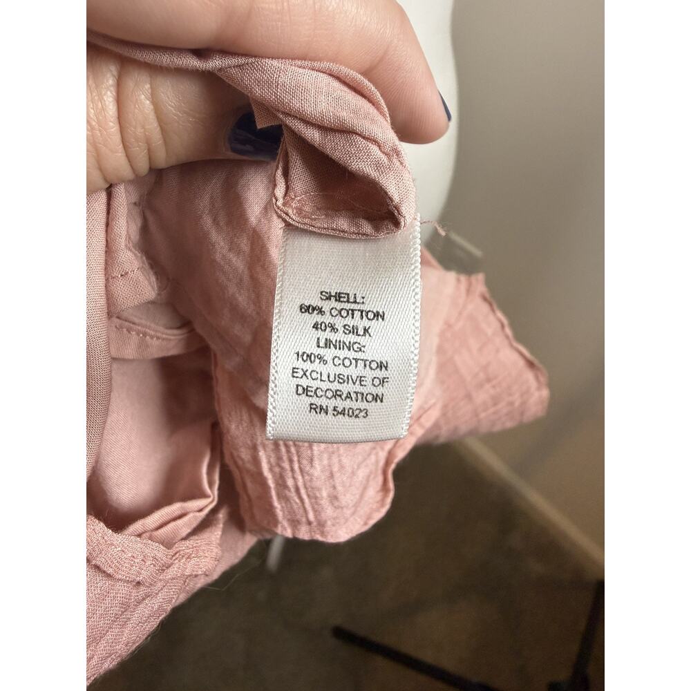 Banana Republic Dress A-Line V Neck Silk Blend Mini Gauzy Size 10 High Quality - Picture 5 of 10